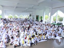 1.243 Anak PAUD Asahan Ikuti Peragaan Manasik Haji Cilik 2026
