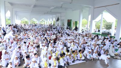 1.243 Anak PAUD Asahan Ikuti Peragaan Manasik Haji Cilik 2026